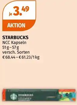 Müller STARBUCKS NCC Kapseln Angebot