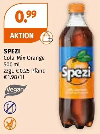 Müller SPEZI Cola-Mix Orange Angebot