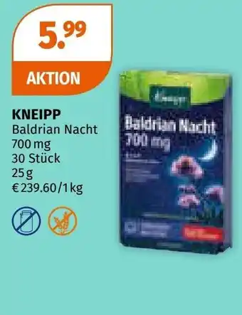 Müller Kneipp baldrian nacht Angebot