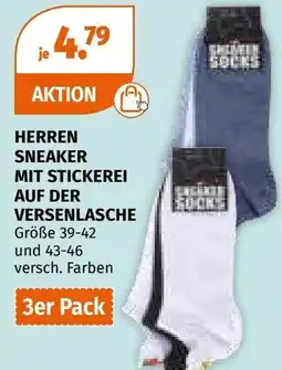 Müller Herren sneaker mit stickerei auf der versenlasche Angebot