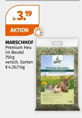Müller Marschhof premium heu im beutel Angebot