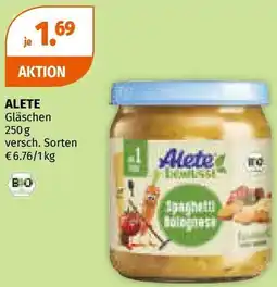 Müller Alete gläschen Angebot