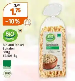 Müller Bioland Dinkel Spiralen Angebot