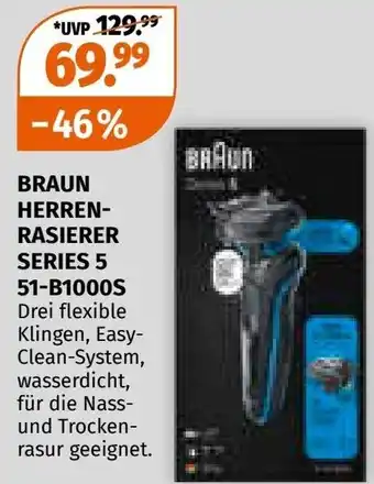Müller Braun herren- rasierer series 5 51-b1000s Angebot