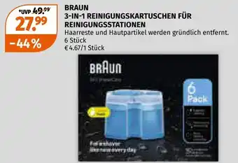 Müller Braun 3-in-1 reinigungskartuschen für reinigungsstationen Angebot