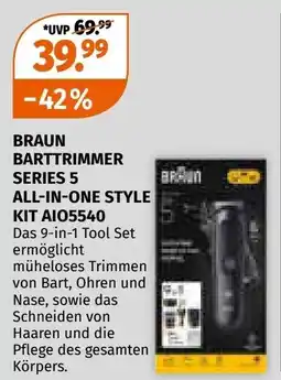 Müller Braun barttrimmer series 5 all-in-one style kit ai05540 Angebot