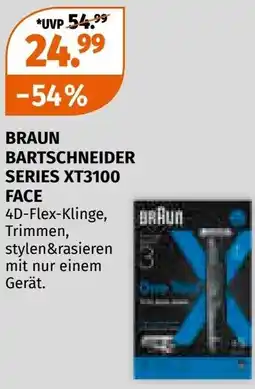 Müller Braun bartschneider series xt3100 face Angebot