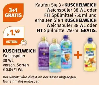 Müller Kuschelweich Weichspüler Angebot
