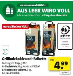 Hagebau Grillholzkohle und briketts Angebot