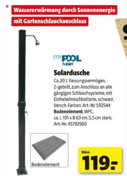 Hagebau Solardusche Angebot