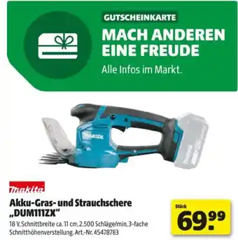 Hagebau Akku-Gras- und Strauchschere Angebot