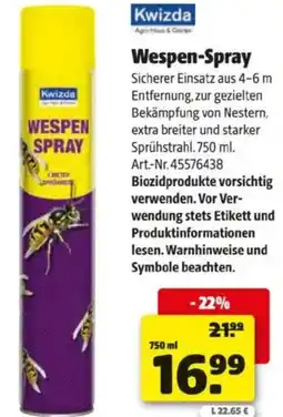 Hagebau Wespen-Spray Angebot
