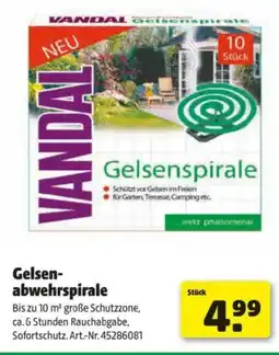 Hagebau Gelsen- abwehrspirale Angebot