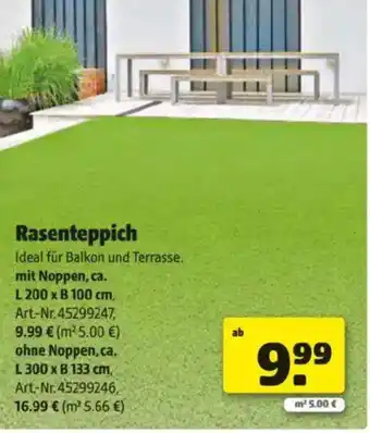 Hagebau Rasenteppich Angebot