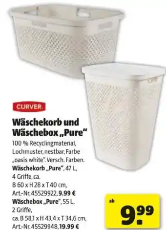 Hagebau Wäschekorb und wäschebox pure Angebot
