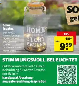 Hagebau Stimmungsvoll beleuchtet Angebot