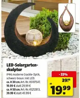 Hagebau Led solargarten skulptur Angebot