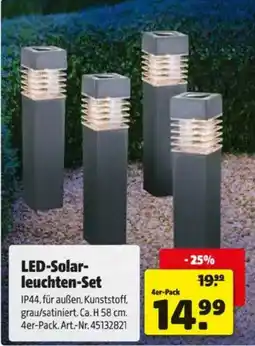 Hagebau Led solar leuchten set Angebot