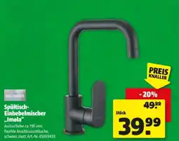 Hagebau Spültisch Einhebelmischer Imola Angebot