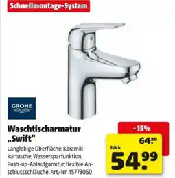 Hagebau Waschtischarmatur Swift Angebot