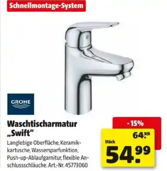 Hagebau Waschtischarmatur Swift Angebot