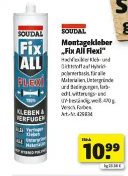 Hagebau Montagekleber Fix All Flexi Angebot