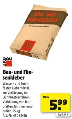 Hagebau Bau und flie senkleber Angebot
