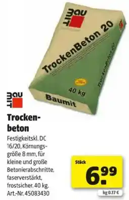 Hagebau Trocken beton Angebot