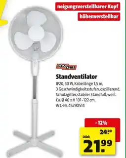 Hagebau Standventilator Angebot