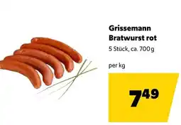 Eurogast Grissemann Grissemann Bratwurst rot Angebot