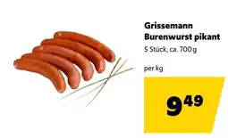 Eurogast Grissemann Grissemann Burenwurst pikant Angebot