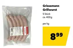 Eurogast Grissemann Grissemann Grillwurst Angebot