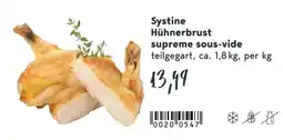 Eurogast Grissemann Systine hühnerbrust supreme sous-vide Angebot