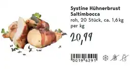 Eurogast Grissemann Systine Hühnerbrust Saltimbocca Angebot