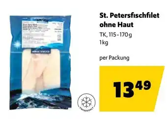 Eurogast Grissemann St. Petersfischfilet ohne Haut Angebot