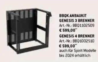 Eurogast Grissemann Bbqk anbaukit genesis 3 brenner Angebot