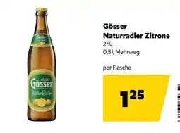 Eurogast Grissemann Gösser Naturradler Zitrone Angebot
