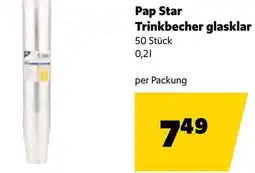 Eurogast Grissemann Pap Star Trinkbecher glasklar Angebot