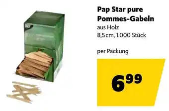 Eurogast Grissemann Pap Star pure Pommes-Gabeln Angebot