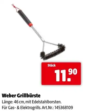 Eurogast Grissemann Weber Grillbürste Angebot