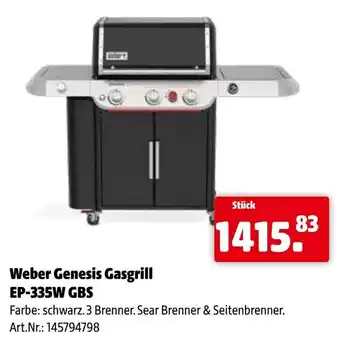 Eurogast Grissemann Weber genesis gasgrill Angebot