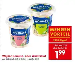 Interspar Wojnar Gemüse- oder Wurstsalat Angebot