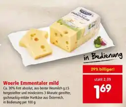 Interspar Woerle Emmentaler mild Angebot