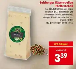 Interspar Sulzberger Käserebellen Pfefferrebell Angebot