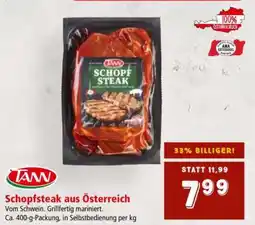 Interspar Schopfsteak aus Österreich Angebot