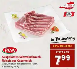 Interspar ausgelöstes Schweinsbauchfleisch aus Österreich Angebot