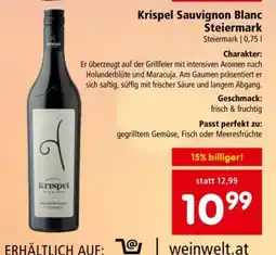 Interspar Krispel Sauvignon Blanc Steiermark Angebot