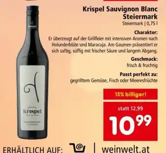 Interspar Krispel Sauvignon Blanc Steiermark Angebot