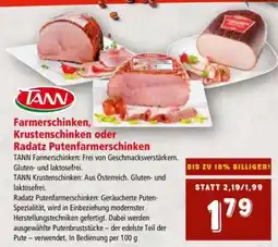 Interspar Farmerschinken, Krustenschinken oder Radatz Putenfarmerschinken Angebot