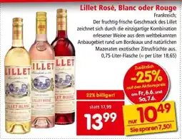 Interspar Lillet Rosé, Blanc oder Rouge Angebot